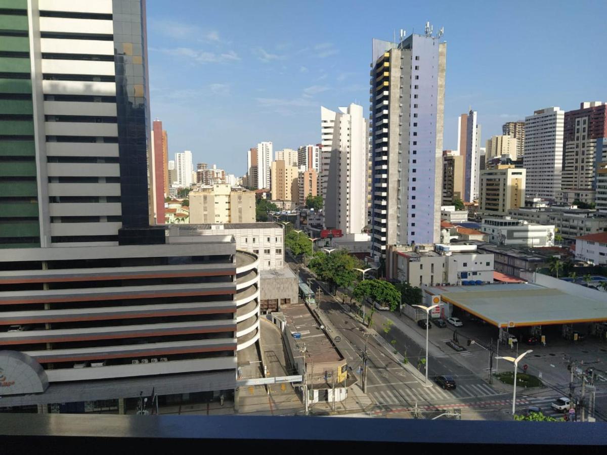 Flat Vista Mar No Meireles Na Beira Mar De Fortaleza 905 Bagian luar foto