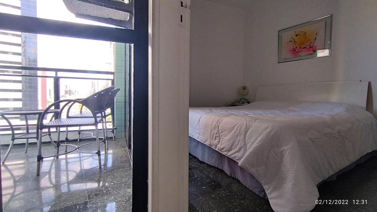 Flat Vista Mar No Meireles Na Beira Mar De Fortaleza 905 Bagian luar foto