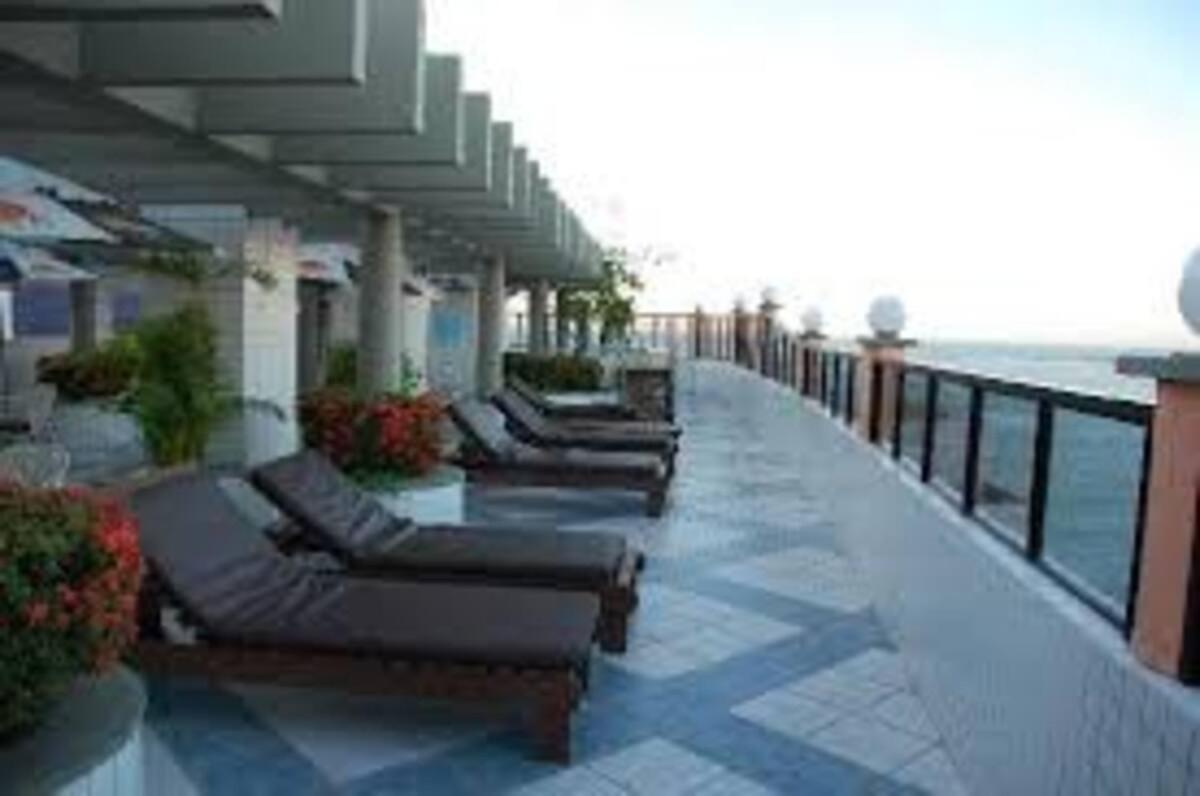 Flat Vista Mar No Meireles Na Beira Mar De Fortaleza 905 Bagian luar foto